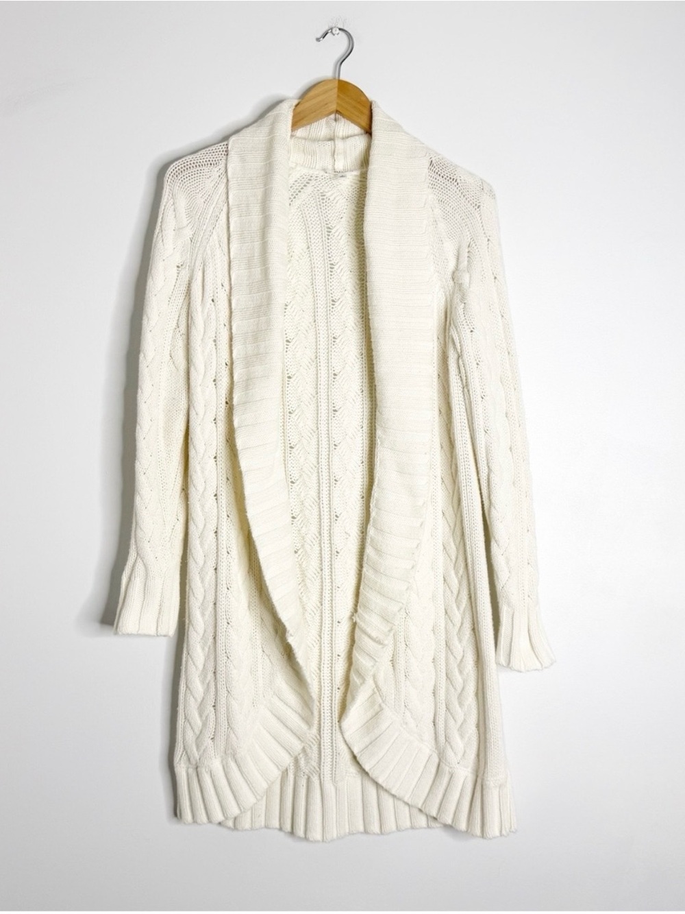 Haven Well Within Cable Knit Long Cardigan Sweater